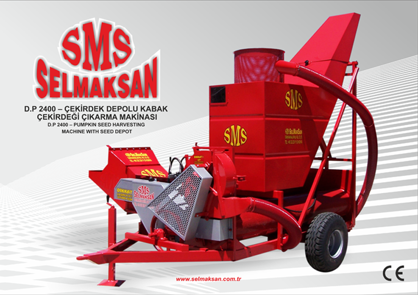 D.P 2400- Pumpkin Seed Harvesting Machine With Depot_detail_0