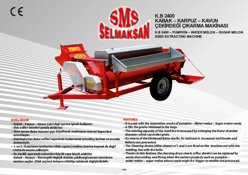 K.B 2400-Pumpkin, Water melon, Melon Seed Extracting Machines - Washable_detail_0